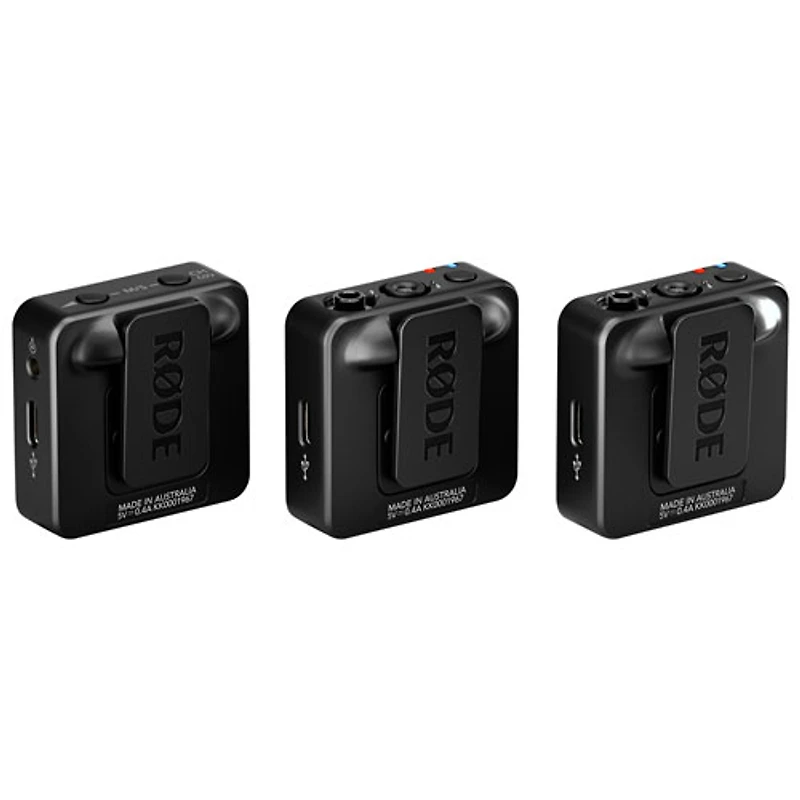 Système de microphone à condensateur sans fil Wireless GO III de Rode
