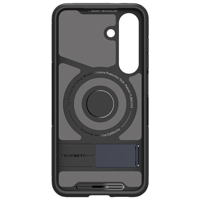 Spigen Slim Armor Magfit Fitted Hard Shell Case for Galaxy S25 - Metal Slate