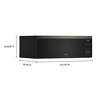 Whirlpool Over-The-Range Microwave - 1.1 Cu. Ft. - Black Stainless Finish