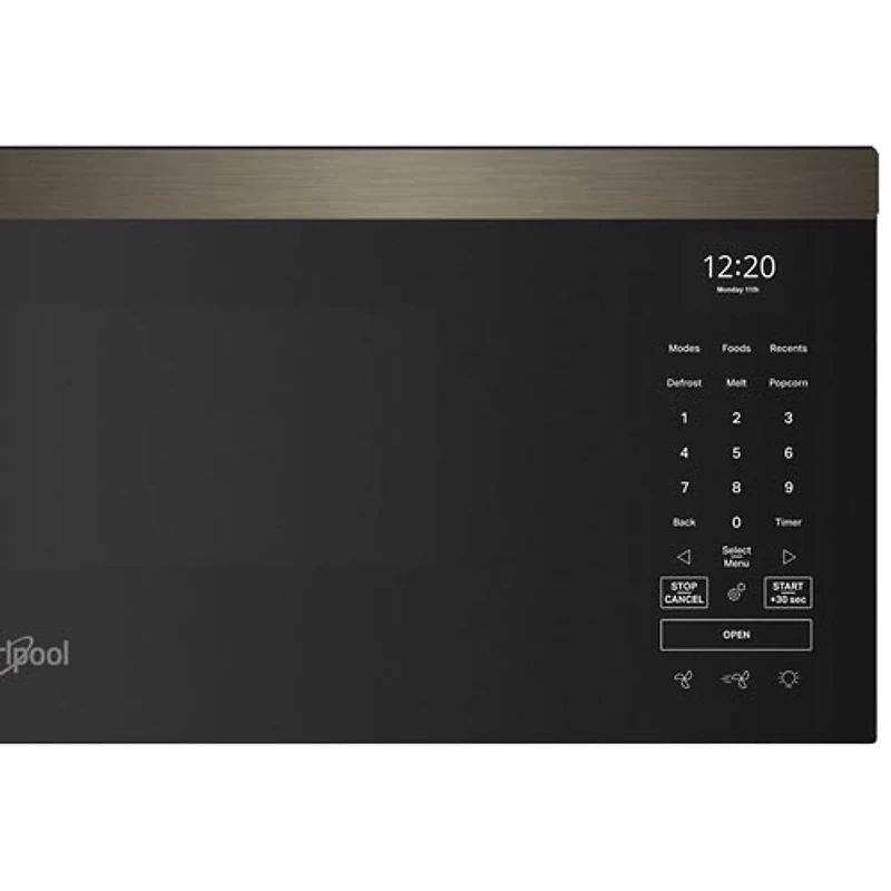 Whirlpool Over-The-Range Microwave - 1.1 Cu. Ft. - Black Stainless Finish