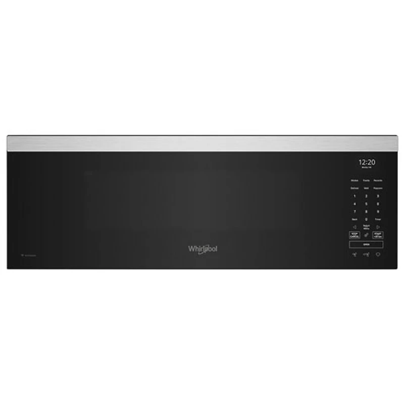 Four à micro-ondes à hotte intégrée de Whirlpool - 1,1 pi³ - Acier inoxydable résistant aux traces de doigts