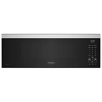 Four à micro-ondes à hotte intégrée de Whirlpool - 1,1 pi³ - Acier inoxydable résistant aux traces de doigts