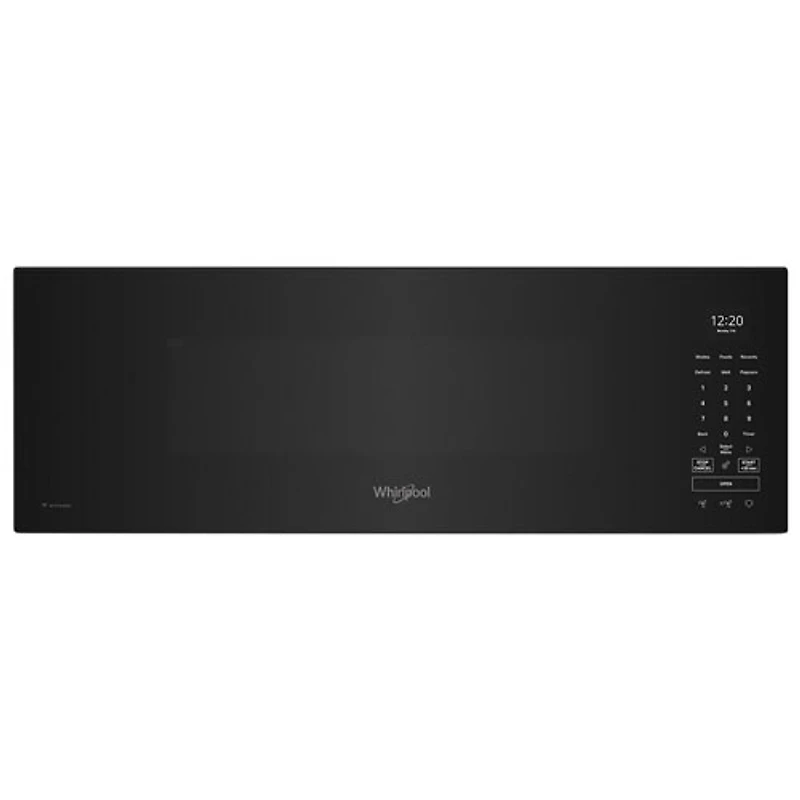 Four à micro-ondes à hotte intégrée de Whirlpool - 1,1 pi³ - Noir