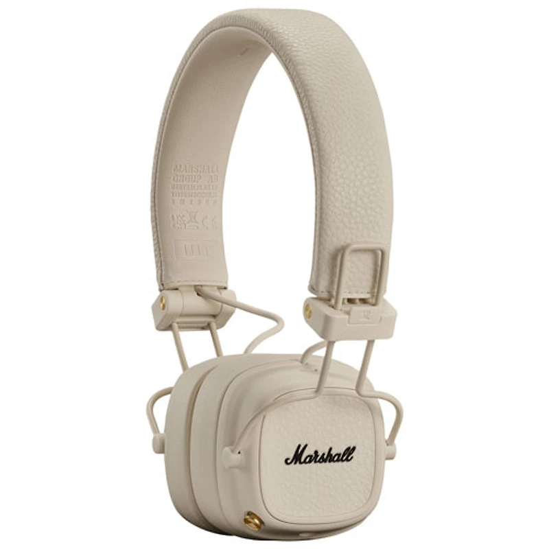 Casque d'écoute Bluetooth sans fil Major V de Marshall - Crème