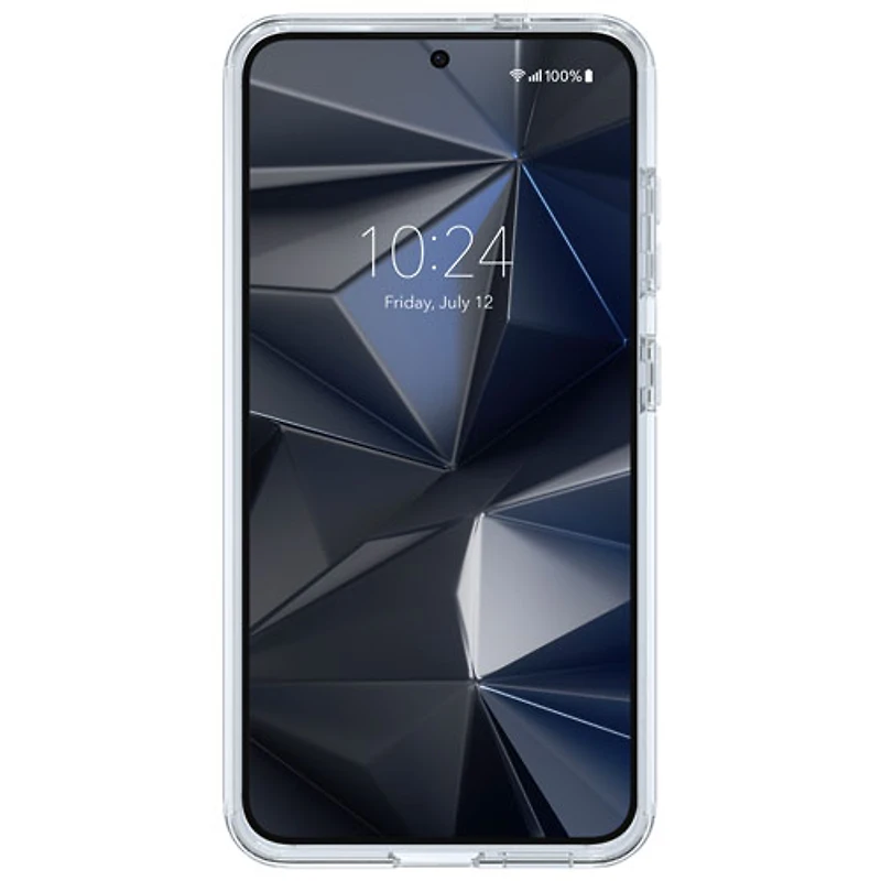 Insignia Fitted Hard Shell Case for Galaxy S25 - Clear - Only at Best Buy