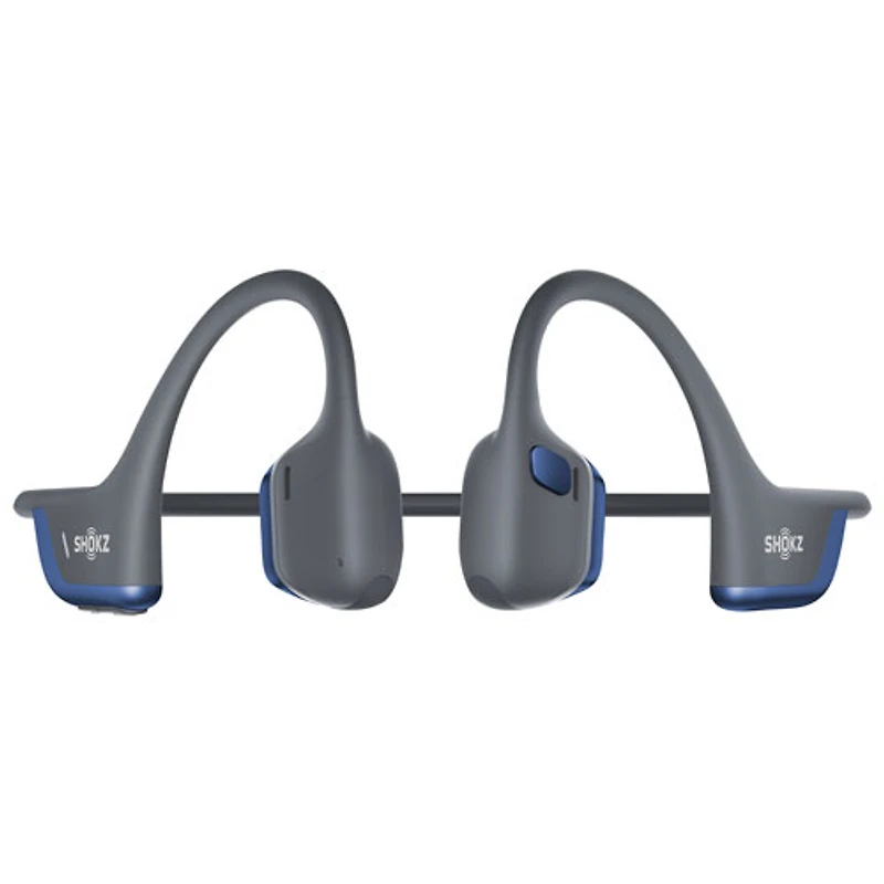 Shokz OpenRun Pro 2 USB-C Open-Ear Bluetooth Headphones - Steel Blue - Only at Best Buy