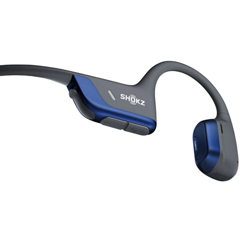 Shokz OpenRun Pro 2 USB-C Open-Ear Bluetooth Headphones - Steel Blue - Only at Best Buy