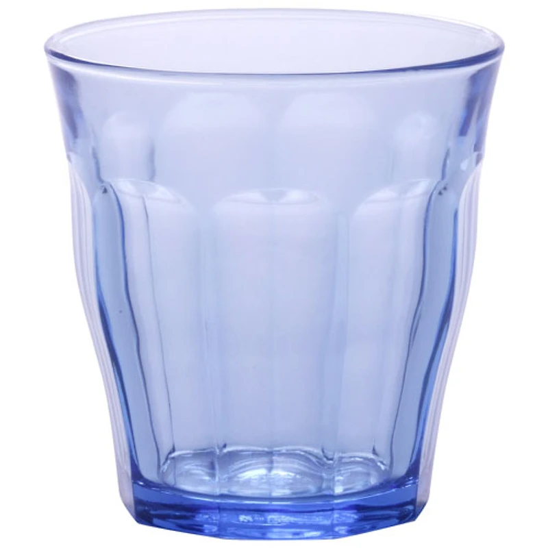 Service de vaisselle en verre trempé de 24 pièces Le Picardie de Duralex - Bleu marine
