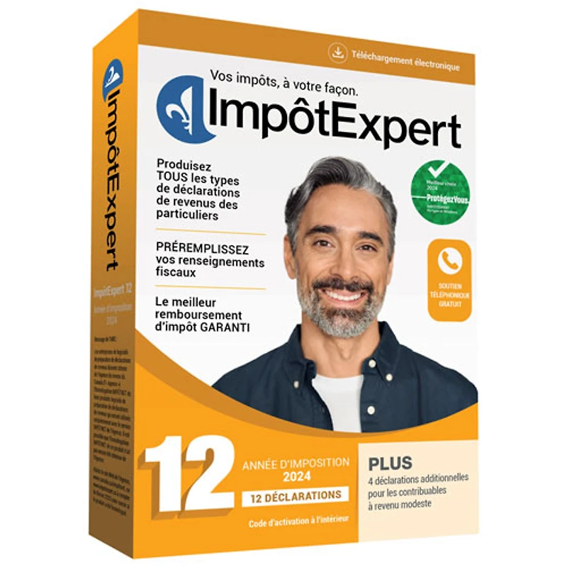 ImpôtExpert Année d'imposition 2024 (PC) - déclarations - Français