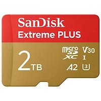 Carte mémoire microSDXC UHS-I Extreme PLUS de 2 To 250 Mo/s de SanDisk