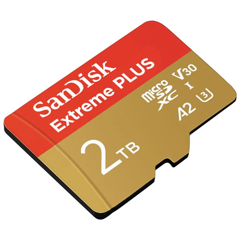 Carte mémoire microSDXC UHS-I Extreme PLUS de 2 To 250 Mo/s de SanDisk