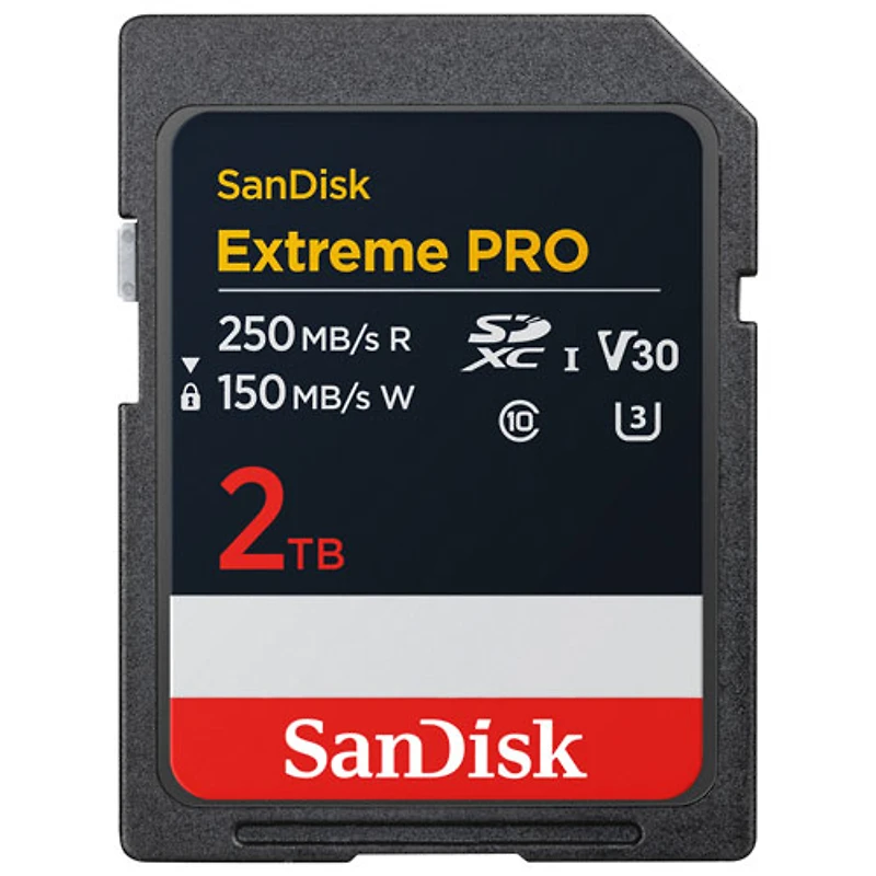 SanDisk Extreme PRO 2TB 250MB/s SDXC UHS-I Card Memory Card