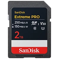 SanDisk Extreme PRO 2TB 250MB/s SDXC UHS-I Card Memory Card