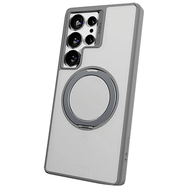 TUFF8 Glide360 Qi2 Rugged Case for Galaxy S25 Ultra - Grey