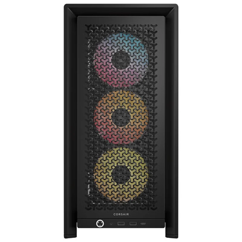 Tour d'ordinateur mi-hauteur ATX 4000D ARGB Frame de Corsair - Noir