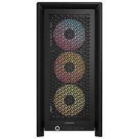 Tour d'ordinateur mi-hauteur ATX 4000D ARGB Frame de Corsair - Noir