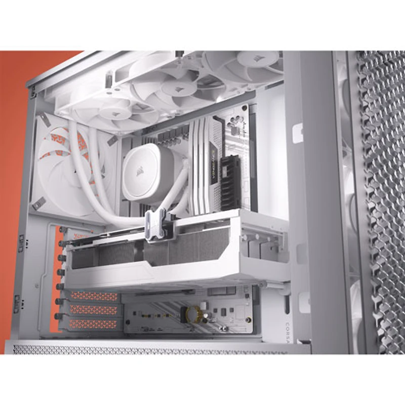 Tour d'ordinateur mi-hauteur ATX 4000D Frame de Corsair - Blanc