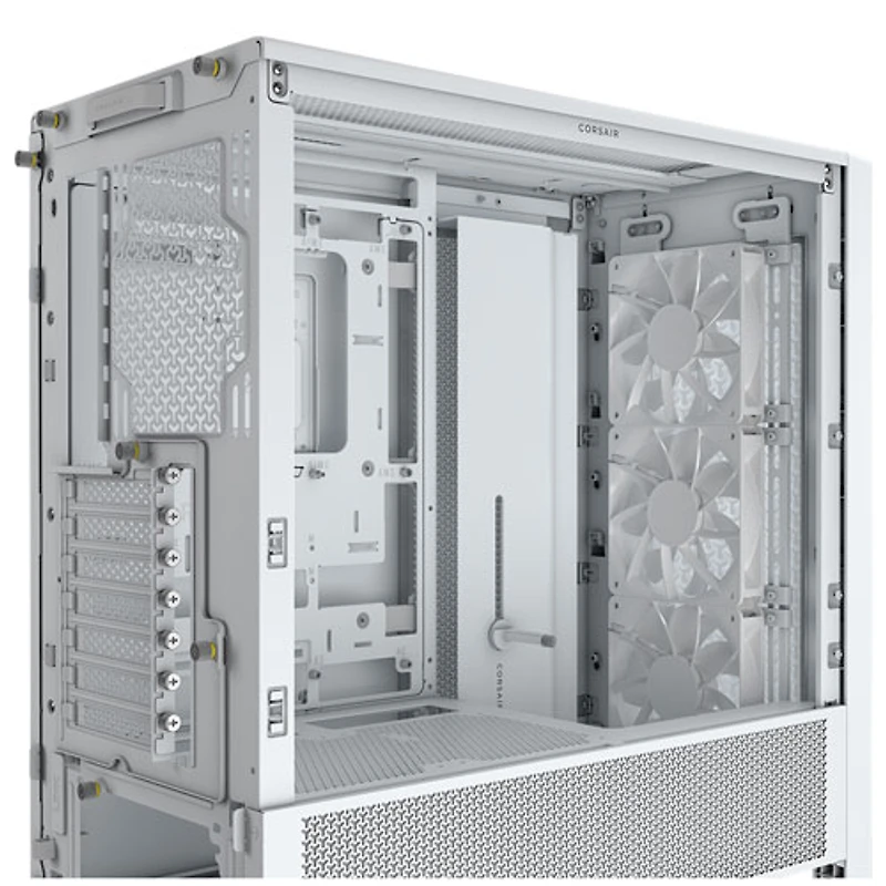 Tour d'ordinateur mi-hauteur ATX 4000D Frame de Corsair - Blanc