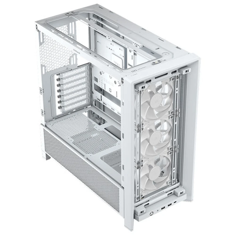 Tour d'ordinateur mi-hauteur ATX 4000D Frame de Corsair - Blanc