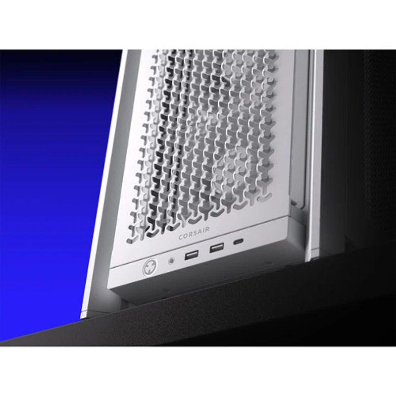 Tour d'ordinateur mi-hauteur ATX 4000D Frame de Corsair - Blanc