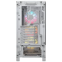 Tour d'ordinateur mi-hauteur ATX 4000D ARGB Frame de Corsair - Blanc