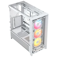 Tour d'ordinateur mi-hauteur ATX 4000D ARGB Frame de Corsair - Blanc