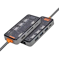 LOGiiX 8-in-1 Ethernet USB-C Hub With Power Delivery (LGX-13740)