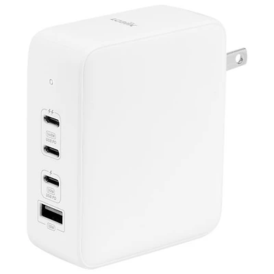 LOGiiX Power Plus 140W USB-C/USB-A GaN Wall Charger (LGX-13768) - White