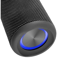 Haut-parleur Bluetooth sans fil étanche Blue Piston Max de Logiix - Noir