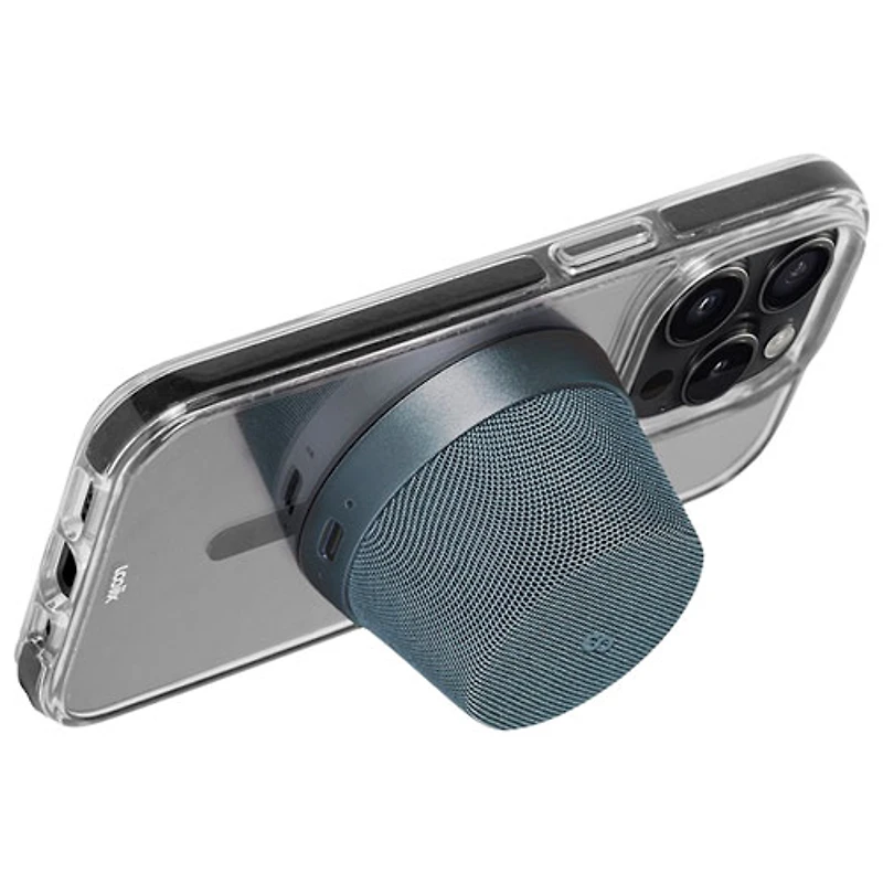 Haut-parleur Bluetooth sans fil Blue Piston Mini Mag de LOGiiX - Bleu minuit
