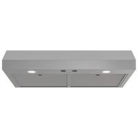 Broan 30" Under Cabinet Range Hood (GLA1303SS) - Stainless Steel