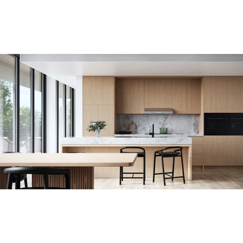 Hotte de dessous d'armoire de 30 po de Broan (GLA2303SS) - Acier inoxydable