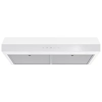 Hotte de dessous d'armoire de 30 po de Broan (GLA2303WW) - Blanc