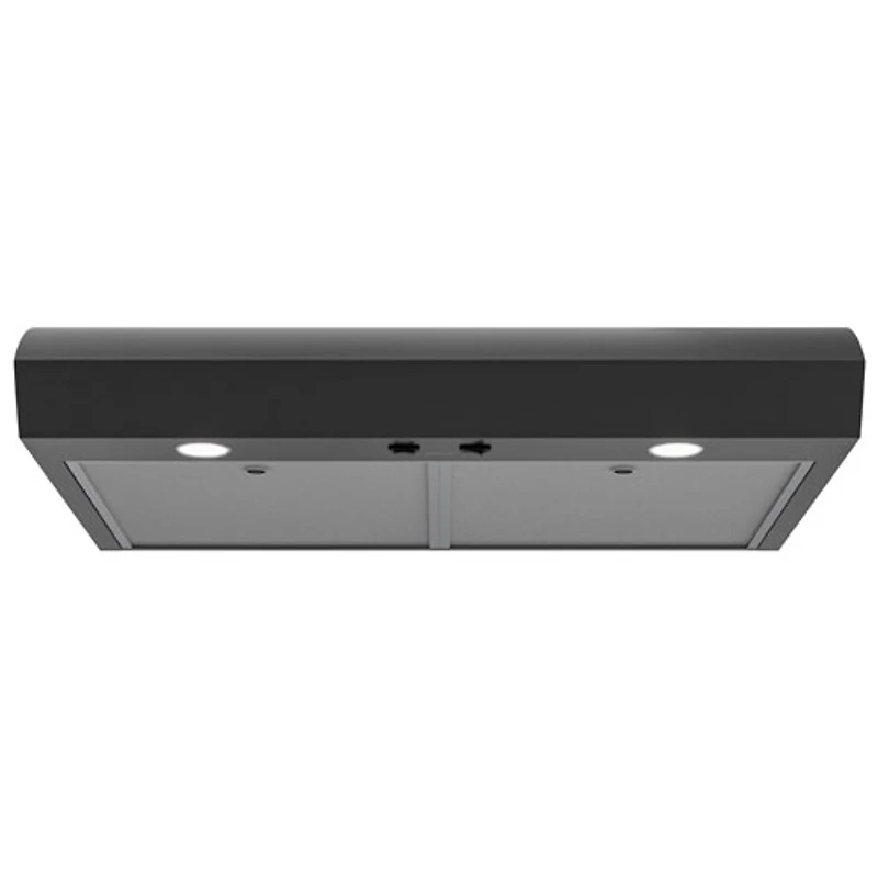 Hotte de dessous d'armoire de 30 po de Broan (MTR1303BLS) - Acier inoxydable noir