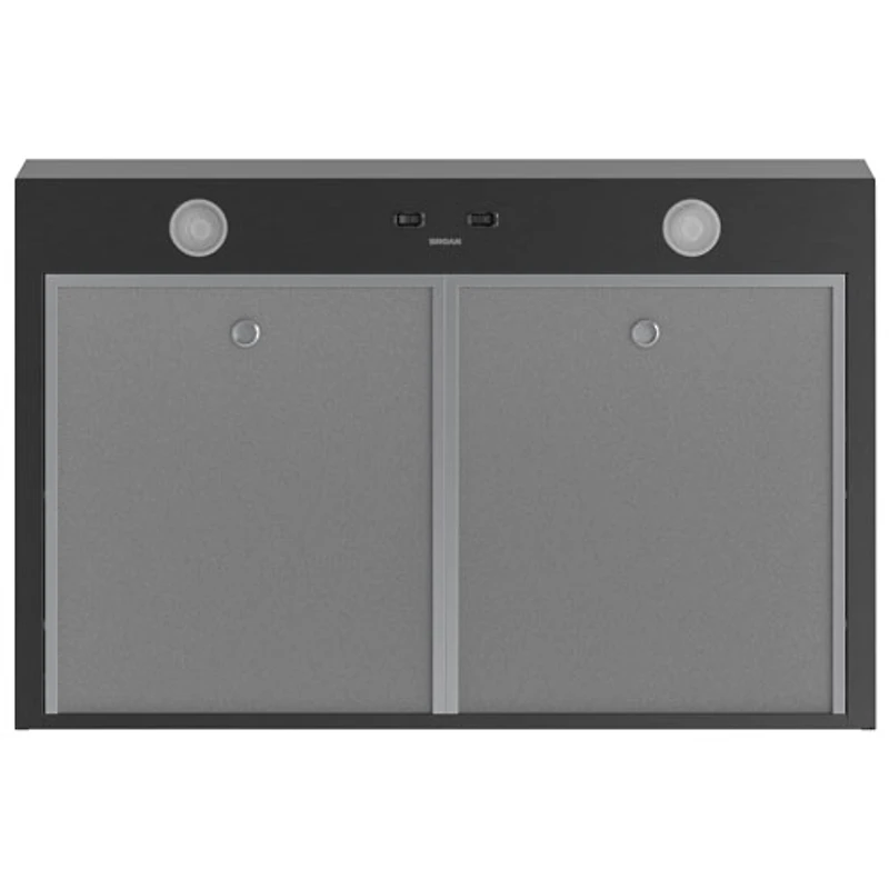 Hotte de dessous d'armoire de 30 po de Broan (MTR1303BLS) - Acier inoxydable noir