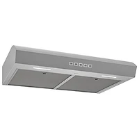 Hotte de dessous d'armoire de 30 po de Broan (MTR2303SS) - Acier inoxydable
