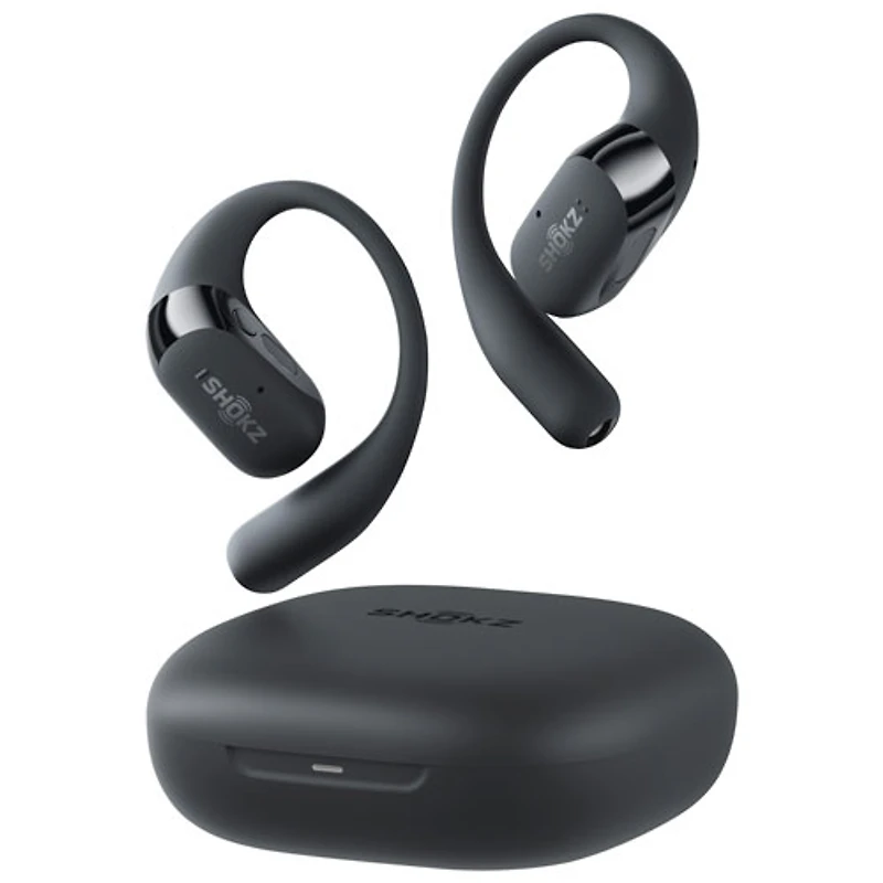 Écouteurs ouverts 100 % sans fil OpenFit 2 de Shokz - Noir