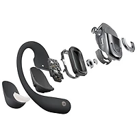 Écouteurs ouverts 100 % sans fil OpenFit 2 de Shokz - Noir