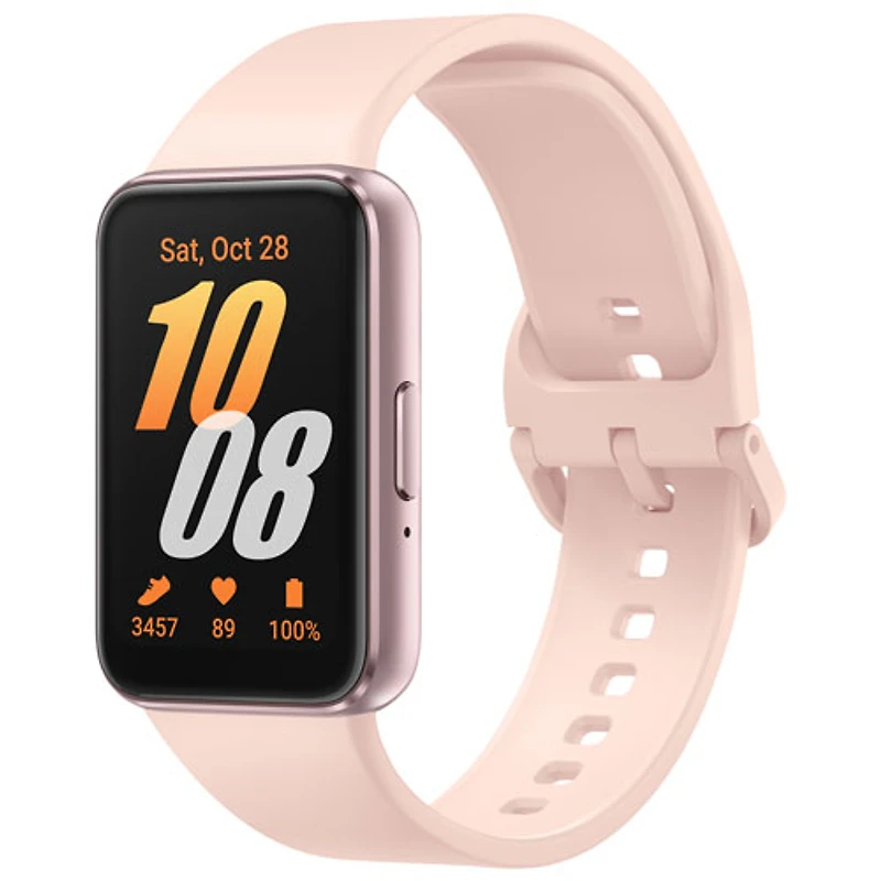 Moniteur de mise en forme Galaxy Fit3 de Samsung avec moniteur de fréquence cardiaque - Rose doré