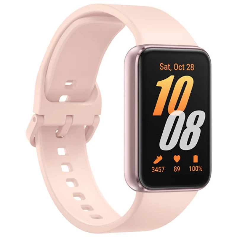Moniteur de mise en forme Galaxy Fit3 de Samsung avec moniteur de fréquence cardiaque - Rose doré