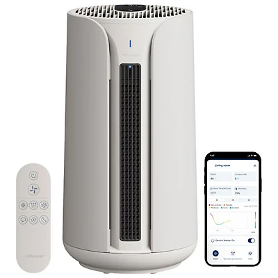 Purificateur d'air à filtre HEPA ComfortPure T10i de Blueair - Blanc/Gris
