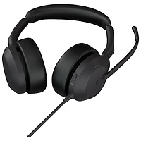 Jabra Evolve2 50 On-Ear Noise Cancelling Bluetooth Headphones - Black