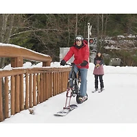 Vélo de neige électrique repliable Flex d'Envo (moteur 1500 W/autonomie maximale 15 km/vitesse maximale 20 km/h) - Noir