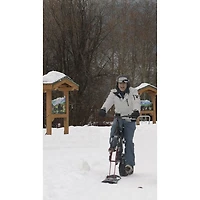 Vélo de neige électrique repliable Flex d'Envo (moteur 1500 W/autonomie maximale 15 km/vitesse maximale 20 km/h) - Noir