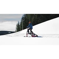 Vélo de neige électrique repliable Flex d'Envo (moteur 1500 W/autonomie maximale 15 km/vitesse maximale 20 km/h) - Noir