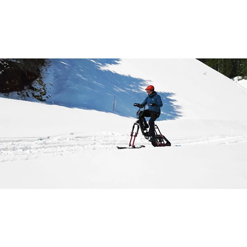 Vélo de neige électrique repliable Flex d'Envo (moteur 1500 W/autonomie maximale 15 km/vitesse maximale 20 km/h) - Noir