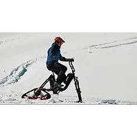 Vélo de neige électrique repliable Flex d'Envo (moteur 1500 W/autonomie maximale 15 km/vitesse maximale 20 km/h) - Noir