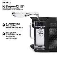 Cafetière pour une tasse K-Brew+Chill de Keurig - Noir