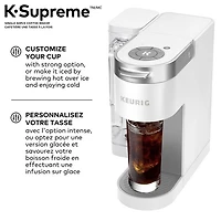 Cafetière pour une tasse K-Supreme de Keurig - Blanc