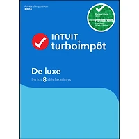 TurboImpôt De luxe 2024 (PC) - 3 User - 8 Returns - French - Digital Download